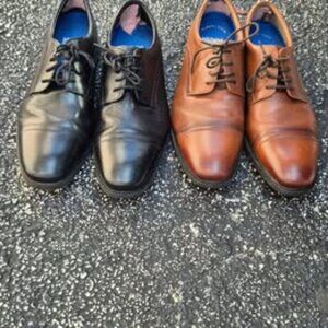 2 Pairs – Nunn Bush Dress Shoes – Size 10W (Wide) $45